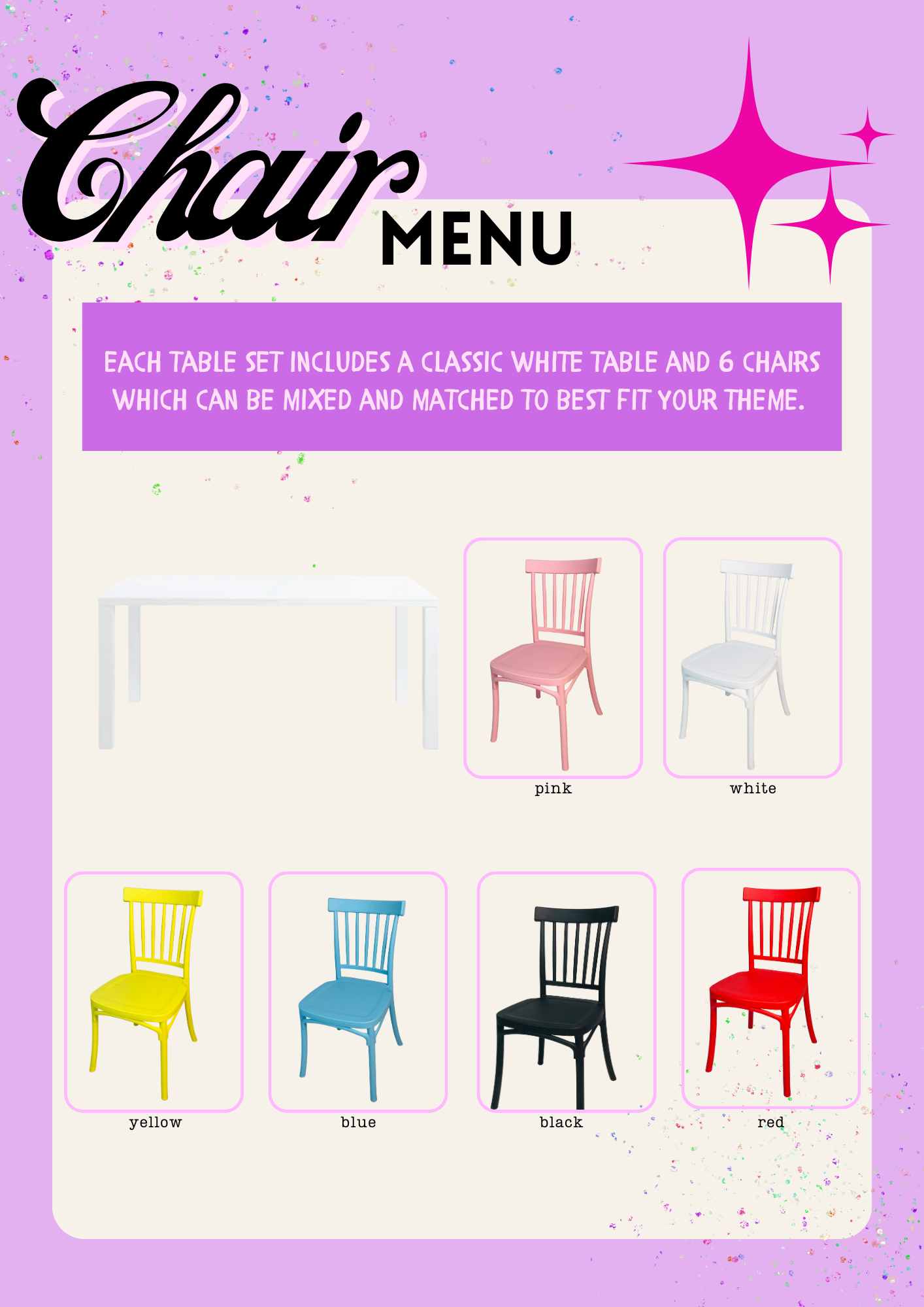 Kids Tables & Chairs