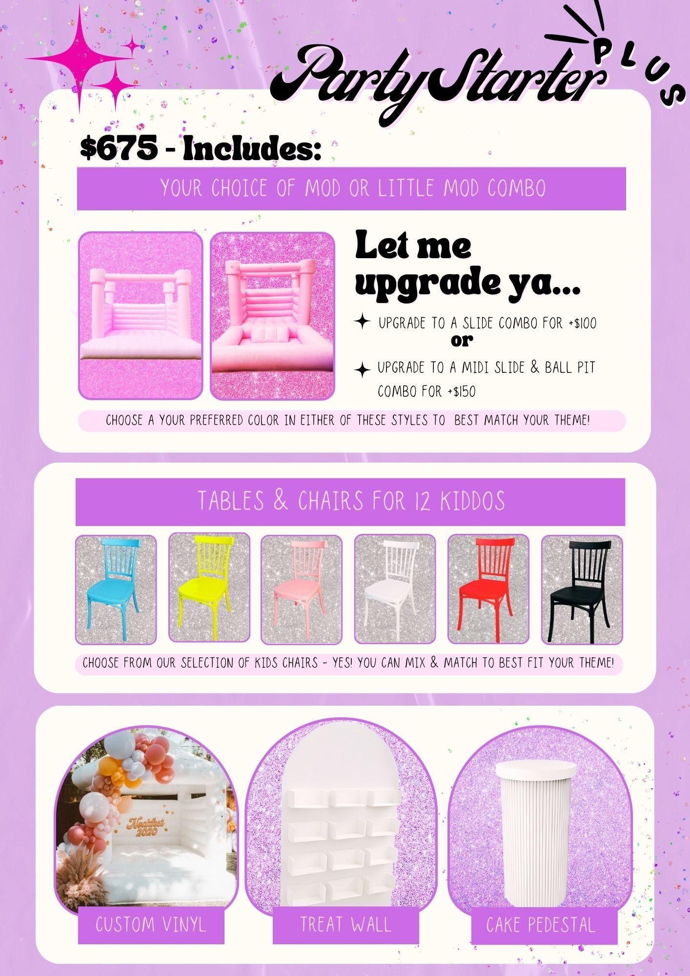 Party Starter Packages